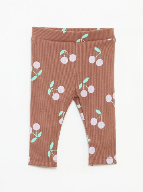 Joggingpak van sweatstof + legging - 2-delig - Kiabi