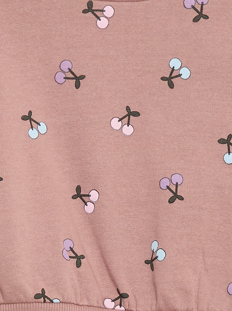 Joggingpak van sweatstof + legging - 2-delig Rose - Kiabi