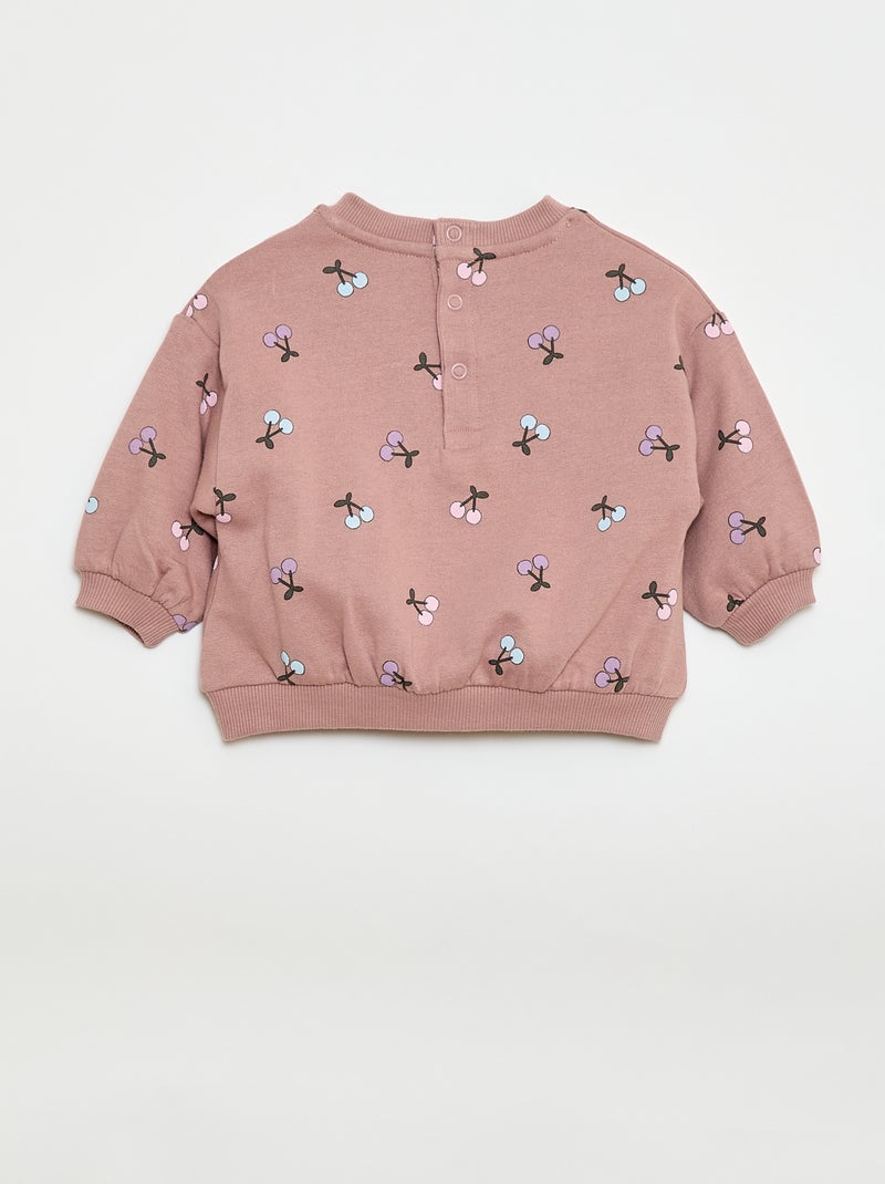 Joggingpak van sweatstof + legging - 2-delig Rose - Kiabi