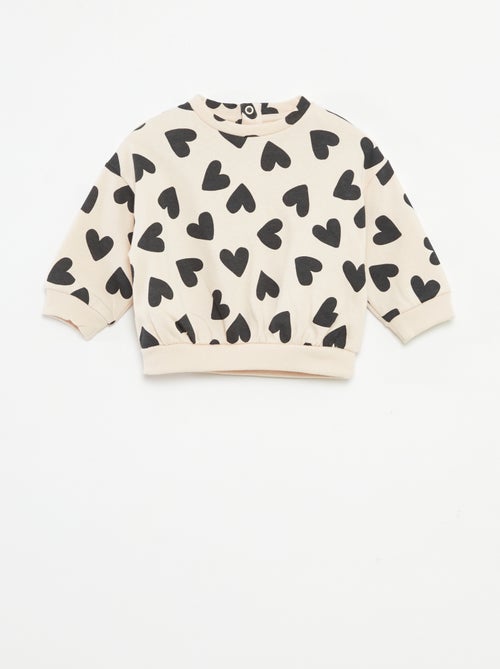 Joggingpak van sweatstof + legging - 2-delig - Kiabi