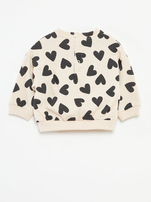 Joggingpak van sweatstof + legging - 2-delig - Kiabi