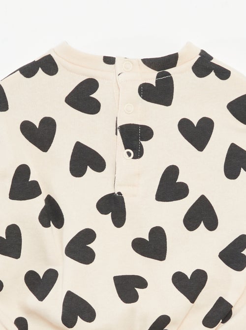 Joggingpak van sweatstof + legging - 2-delig - Kiabi