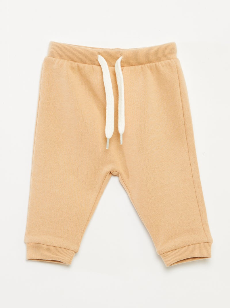Joggingpakje met sweater + broek - 2-delig Biege - Kiabi