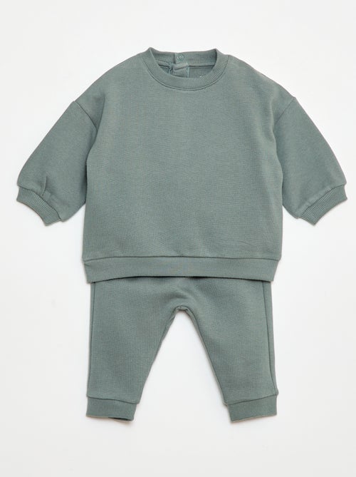 Joggingpakje met sweater + broek - 2-delig - Kiabi