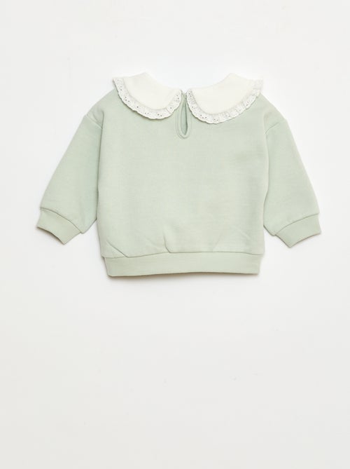 Joggingsetje - Sweater + broek + slabbetje 'Disney' 'Minnie' - 3-delig - Kiabi