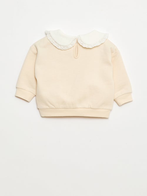 Joggingsetje - Sweater + broek + slabbetje 'Marie' 'Disney' - 3-delig - Kiabi