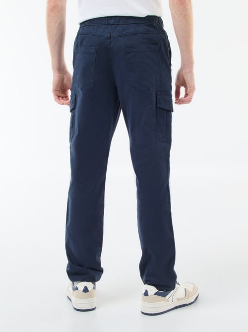 Jogpant met zakken met klepje - Kiabi