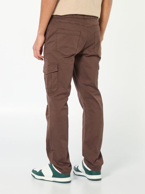 Jogpant met zakken met klepje - Kiabi