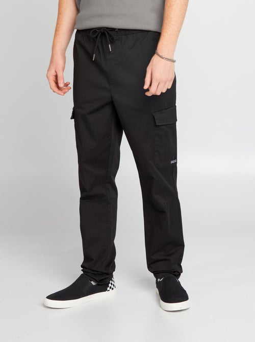 Jogpant met zakken met klepje - Kiabi