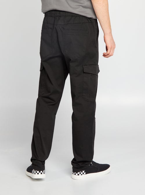 Jogpant met zakken met klepje - Kiabi