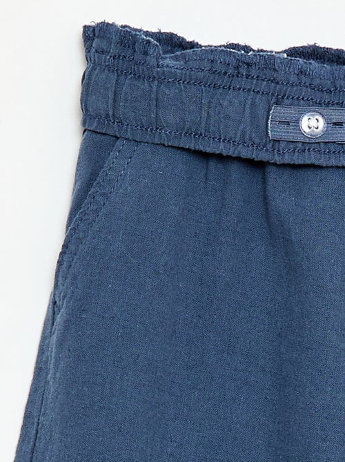 Jogpant van linnenmix - Kiabi