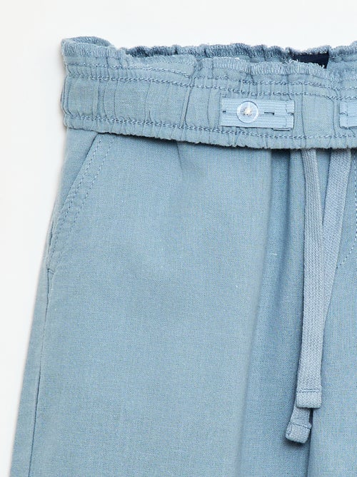 Jogpant van linnenmix - Kiabi