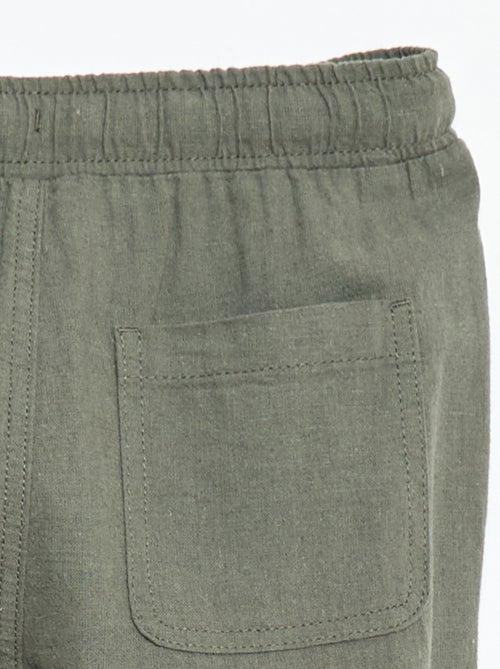 Jogpant van linnenmix - Kiabi