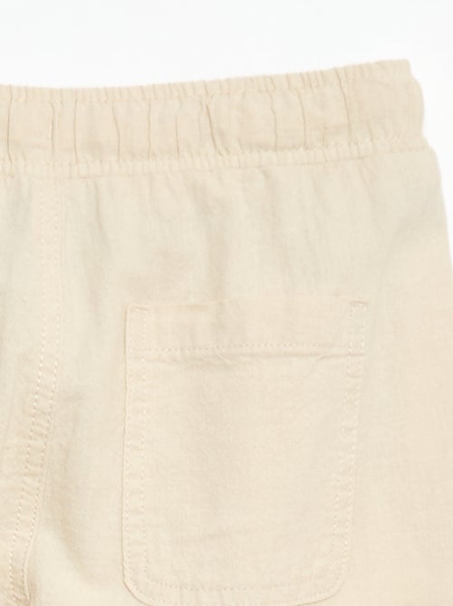 Jogpant van linnenmix - Kiabi