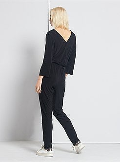 Jumpsuit in wikkelstijl - Kiabi