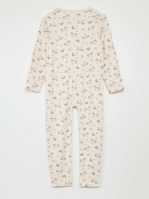 Jumpsuit met drukknopen – gemakkelijk aan te trekken collectie - Kiabi