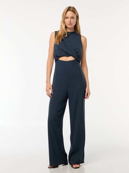Jumpsuit met gedraaid effect - Kiabi
