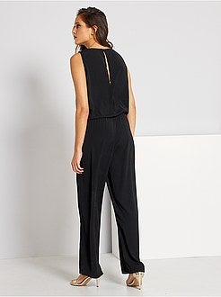 Jumpsuit met pailletten aan het bovenstuk - Kiabi