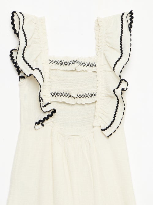 Jumpsuit met ruches - Kiabi