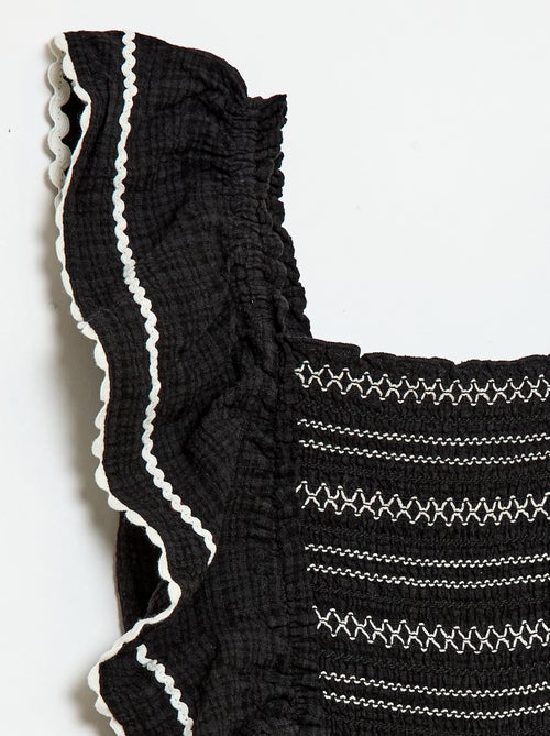 Jumpsuit met ruches - Kiabi