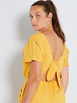 Jumpsuit met rugdecolleté - Kiabi