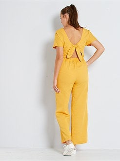 Jumpsuit met rugdecolleté - Kiabi