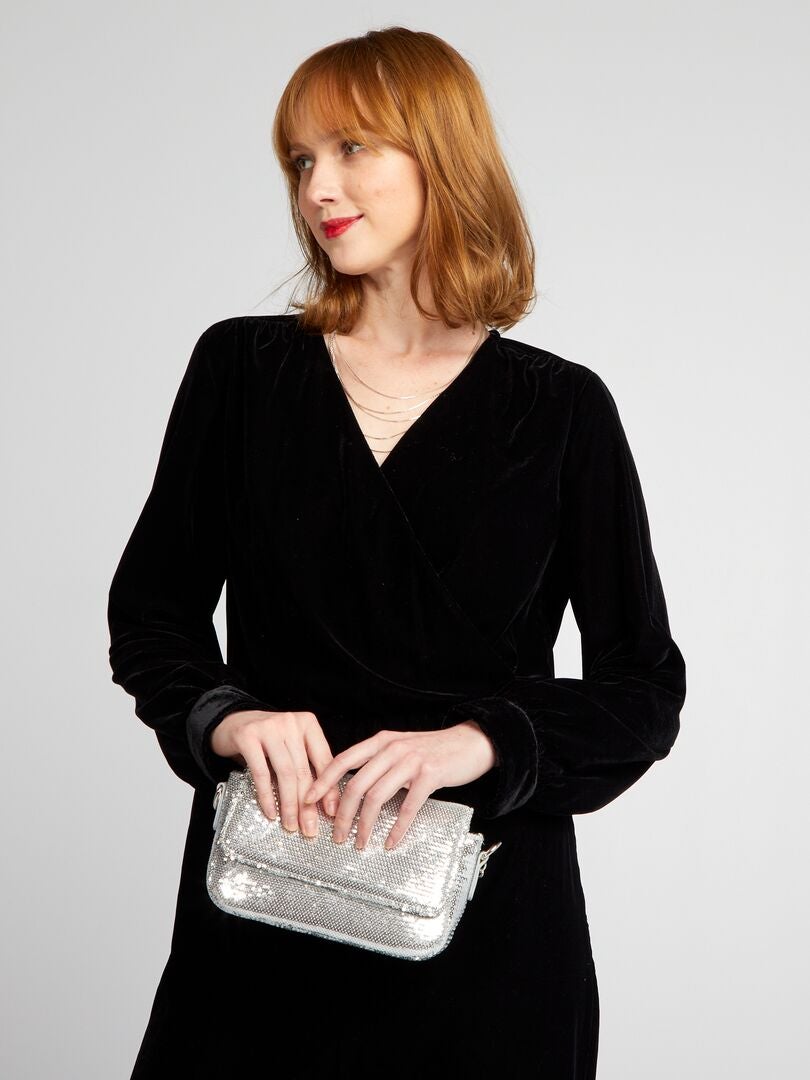 Jumpsuit van velours ZWART Kiabi 42.00€