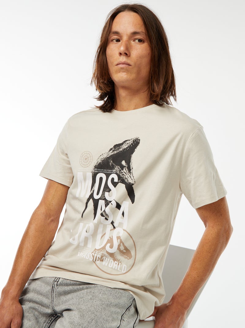 Jurassic World-T-shirt met korte mouw Grijs - Kiabi