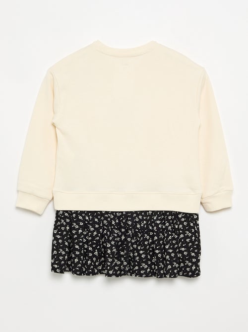 Jurk 2-in-1 met sweatshirtdeel - Kiabi
