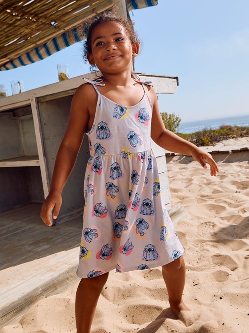 Jurk met bandjes met strikjes 'Disney' - Kiabi