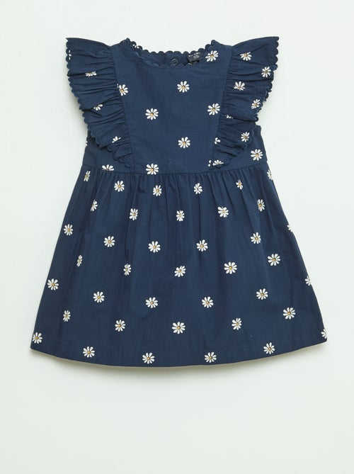 Jurk met korte mouwen en volants - Kiabi