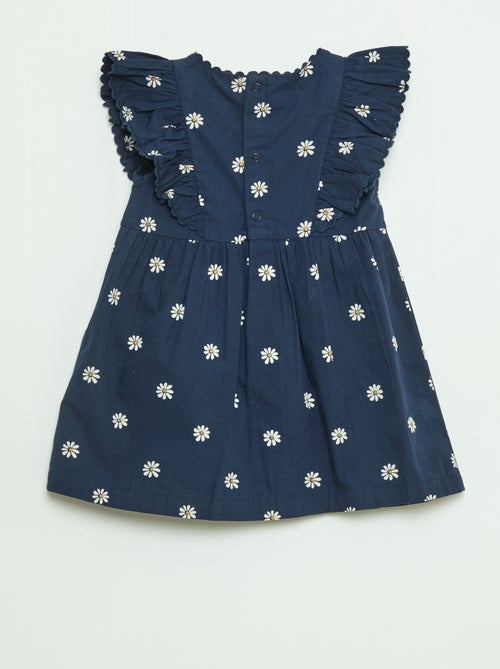 Jurk met korte mouwen en volants - Kiabi