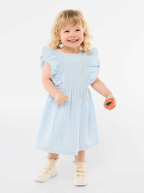 Jurk met korte mouwen en volants - Kiabi