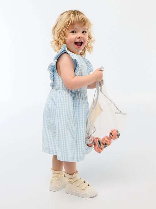 Jurk met korte mouwen en volants - Kiabi