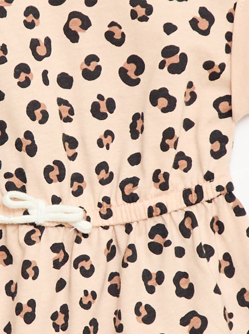 Jurk met korte mouwen van katoenjersey - Kiabi