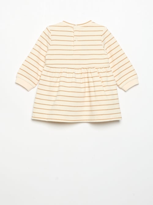 Jurk met lange mouwen en print - Kiabi