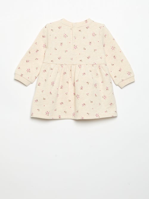 Jurk met lange mouwen en print - Kiabi