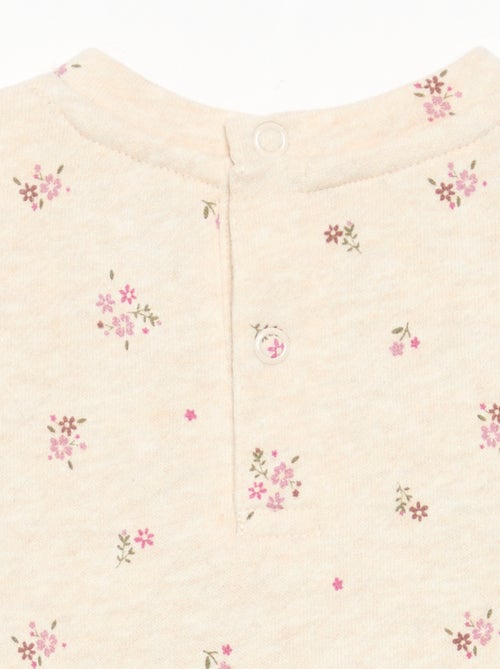 Jurk met lange mouwen en print - Kiabi