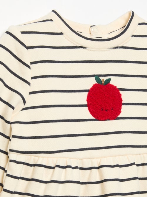 Jurk met lange mouwen en print - Kiabi Jurk met lange mouwen en print - Kiabi