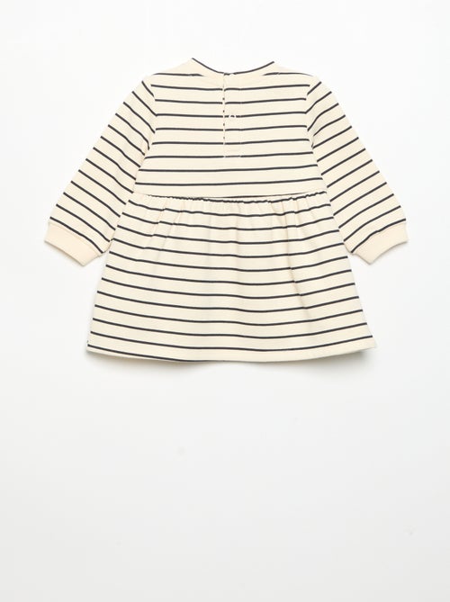 Jurk met lange mouwen en print - Kiabi Jurk met lange mouwen en print - Kiabi