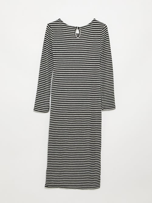 Jurk met lange mouwen - Kiabi