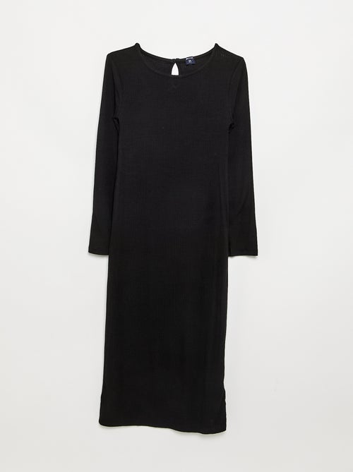 Jurk met lange mouwen - Kiabi