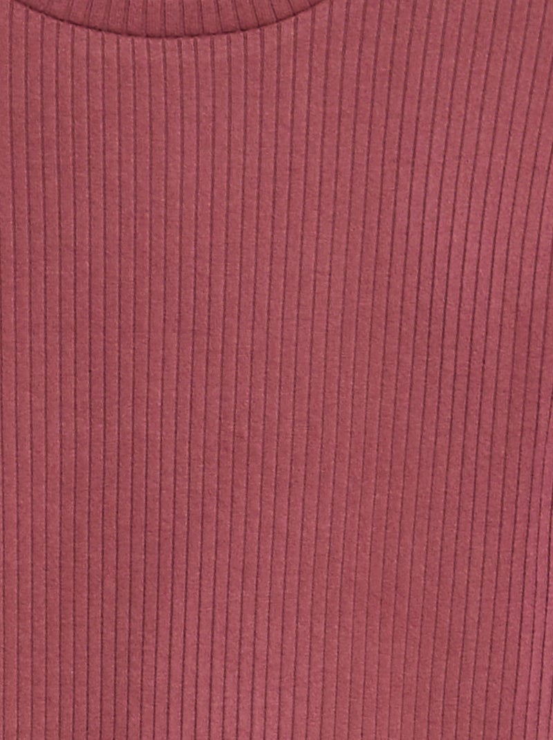 Jurk met ribbeltextuur ROSE - Kiabi