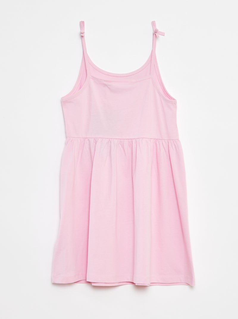 Jurk met schouderbandjes 'Stitch' 'Disney' Rose - Kiabi