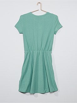 Jurk met strik - Kiabi