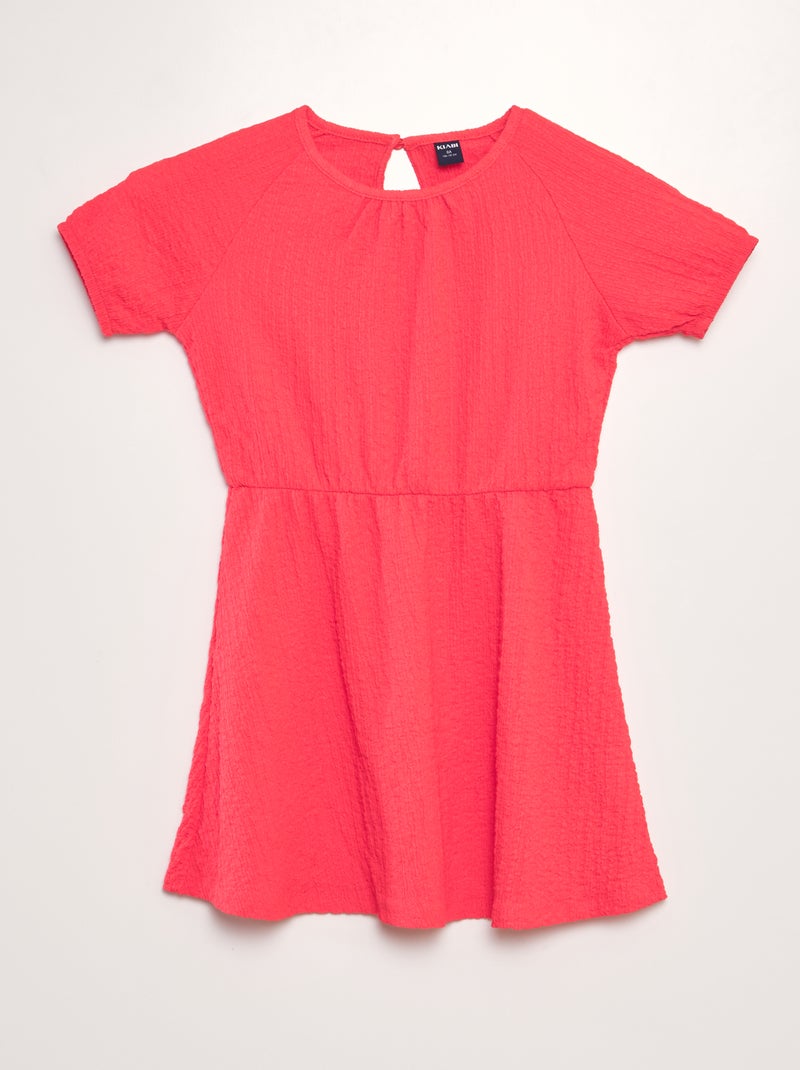 Jurk met wafelpatroon ROSE - Kiabi