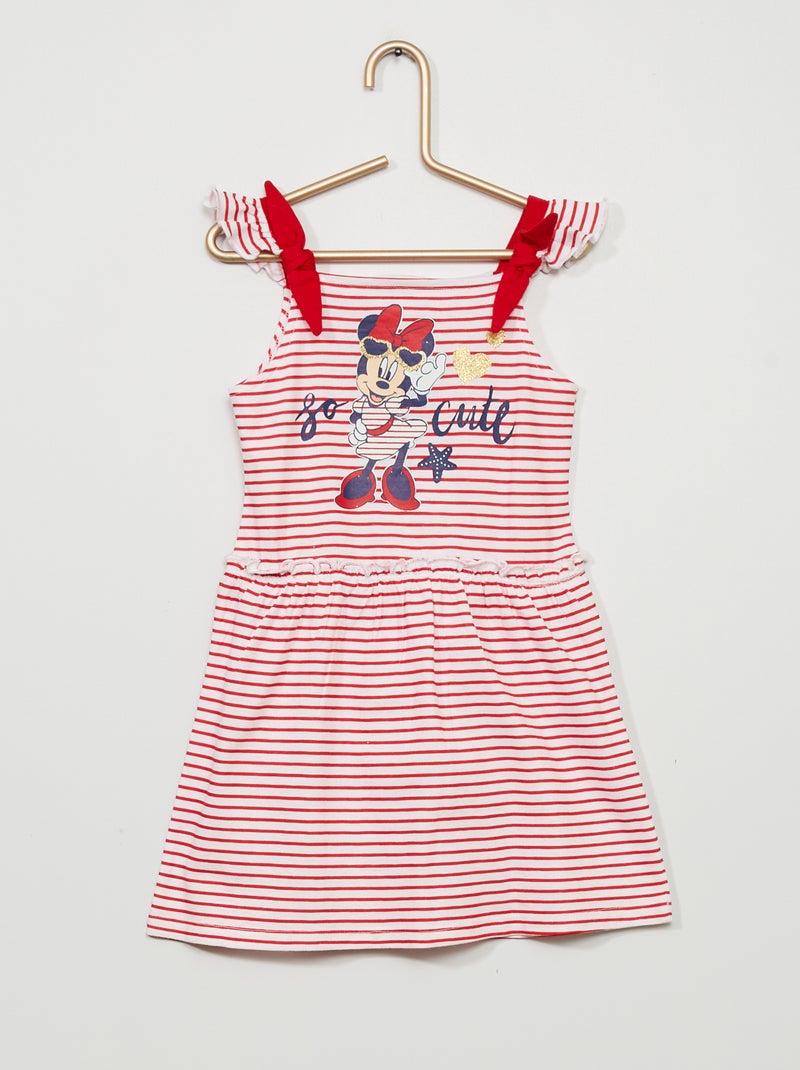 Jurk 'Minnie' 'Disney' rood - Kiabi