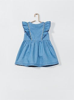 Jurk + onderbroekje van denim - Kiabi