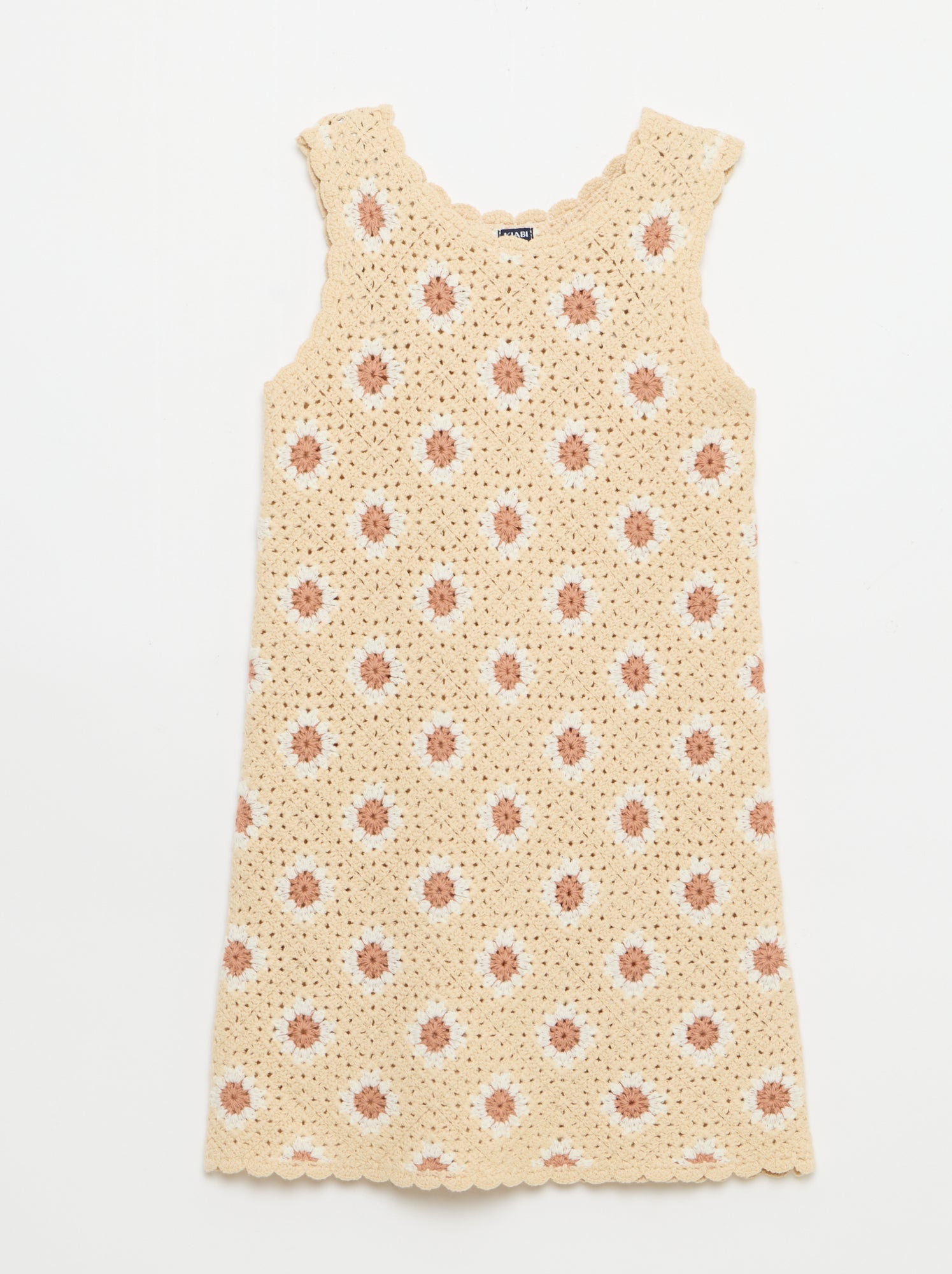 Jurk van haakwerk met motief