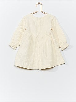 Jurk van hydrofiele stof + bijhorend onderbroekje - Kiabi